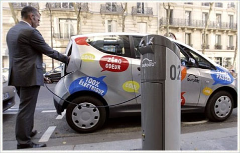 Autolib в Париже