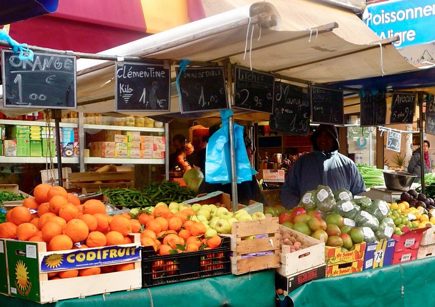 Продуктовые рынки в Париже