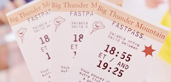Билеты FastPass на аттракционы в парке Диснейленд в Париже